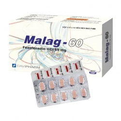 Thuốc chống dị ứng Malag-60 - Hộp 3 vỉ x 10 viên