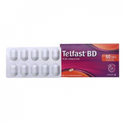 Thuốc chống dị ứng Telfast BD 60mg | Hộp 10 viên