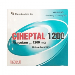 Thuốc Ciheptal 1200mg/10ml, Hộp 20 ống Medisun