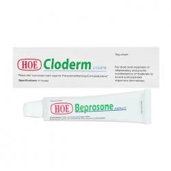 Cloderm Cream Hoe 15g - Điều trị viêm da, ngứa