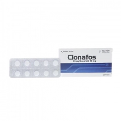 Thuốc Clonafos 50 - Propylthiouracil 50mg, Hộp 10 vỉ x 10 viên