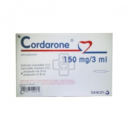 Cordarone 150mg/3ml Sanofi, Hộp 6 ống