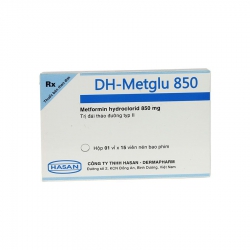 Thuốc tiểu đường Hasan DH Metglu 850mg, Hộp 75 viên