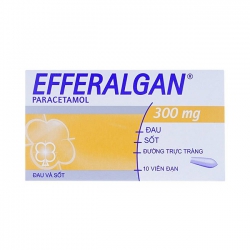 Thuốc đặt Efferalgan 300mg, Hộp 10 viên