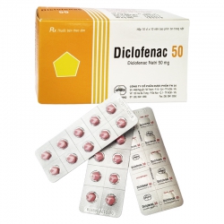 Thuốc DICLOFENAC 50mg TW25, Hộp 100 viên