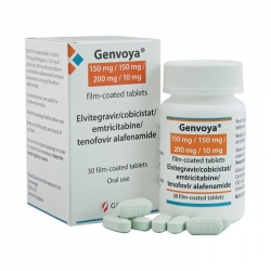 Thuốc điều trị HIV Gilead Genvoya, Hộp 30 viên