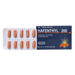 Thuốc điều trị mỡ máu Hafenthyl 200mg | Hộp 3 vỉ x 10 viên