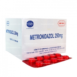 Thuốc điều trị nhiễm trùng METRONIDAZOL 250 - Metronidazol 250mg