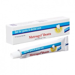 Metrogyl Denta Unique Pharma 10g - Gel bôi trị viêm nứu, lỡ miệng