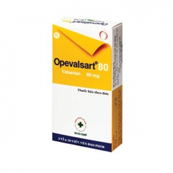 Thuốc điều trị tăng huyết áp suy tim Opevalsart 80 - Valsartan 80mg