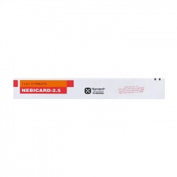 Nebicard-2.5 Torrent Pharma 5 vỉ x 10 viên - Trị tăng huyết áp