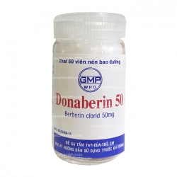 Thuốc điều trị tiêu chảy DONABERIN 50 - Berberlin clorid 50mg