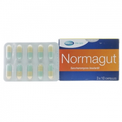 Thuốc điều trị tiêu chảy Normagut 250Mg | Hộp 3 vỉ x 10 viên