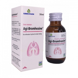 Thuốc đường hô hấp Agi-Bromhexine - Chai 30ml