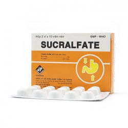 Thuốc đường tiêu hóa Sucralfate 1g | Hộp 2 Vỉ x 10 Viên