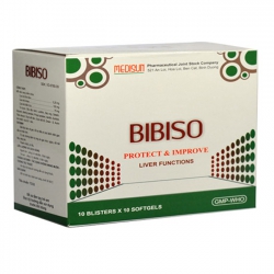 Thuốc giải độc gan Medisun Bibiso, Hộp 100 viên