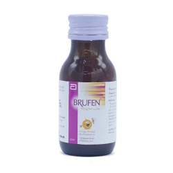 Thuốc giảm đau hạ sốt Brufen 60ml - Ibuprofen 100 mg/5ml, Hộp 60ml