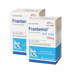 Thuốc giảm đau hạ sốt Frantamol 150 - Paracetamol 150mg