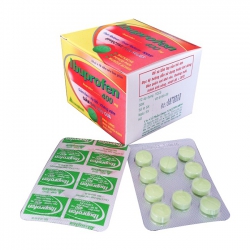 Thuốc giảm đau hạ sốt Ibuprofen 400 | Hộp 10 vỉ x 10 viên