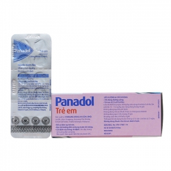 Thuốc giảm đau, hạ sốt Panadol 120mg