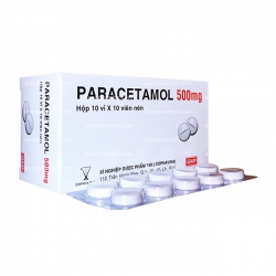 Thuốc giảm đau hạ sốt PARACETAMOL 500mg