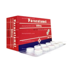 Thuốc giảm đau, hạ sốt Paracetamol 500mg