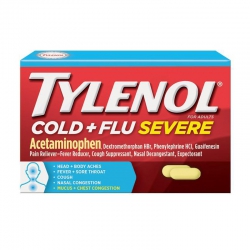 Thuốc giảm đau TYLENOL Cold + Flu Severe Caplets
