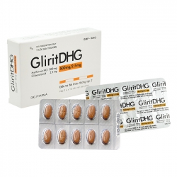 Thuốc GliritDHG 500mg/2,5mg, Hộp 30 viên
