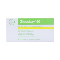 Thuốc Glucobay 50Mg, Hộp 100 viên