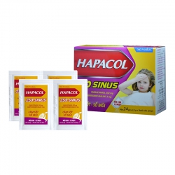 Thuốc Hapacol 250 Sinus DHG, Hộp 24 gói