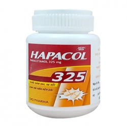 Thuốc Hapacol 325mg DHG, Chai 100 viên