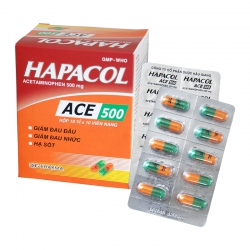 Thuốc Hapacol ACE 500mg DHG, Hộp 100 viên
