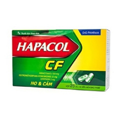 Thuốc Hapacol CF DHG, Hộp 250 viên