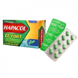 Thuốc Hapacol CF Fort DHG, Hộp 100 viên