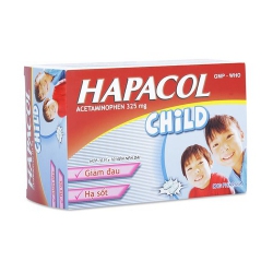 Thuốc Hapacol Child 325mg DHG, Hộp 100 viên
