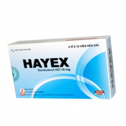 Thuốc hô hấp Hayex 10mg 30 viên Davipharm