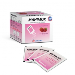 Thuốc hô hấp Mahimox - Salbutamol 1mg, Hộp 30 gói x 2g