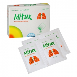 Thuốc ho Mitux DHG 200mg, Hộp 24 gói