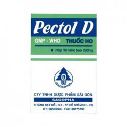 Thuốc ho Sagopha Pectol D, Hộp 30 viên