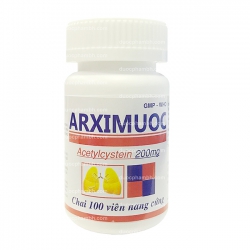 Thuốc hỗ trợ hô hấp ARXIMUOC - Acetyl Cystein 200mg