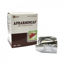 Thuốc hỗ trợ tiêu hóa APHARMINCAP - Arginin hydroclorid 200mg