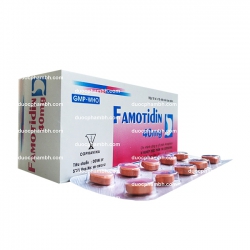 Thuốc hỗ trợ tiêu hóa FAMOTIDIN - Famotidin 10mg