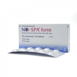 No-Spa Forte 80mg, Hộp 20 viên - Thuốc chống co thắt