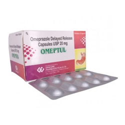 Thuốc hỗ trợ tiêu hóa Omeptul - Omeprazol 20mg
