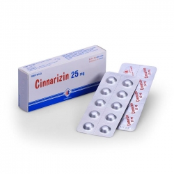 Thuốc hướng thần Cinnarizin 25mg Domesco
