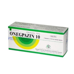 Thuốc hướng thần Onegpazin 10 - Olanzapine 10mg, Hộp 5 vỉ x 10 viên