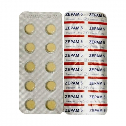 Thuốc Zepam 5mg, Hộp 100 viên