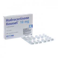 Thuốc Hydrocortisone Roussel 10mg, 25 viên