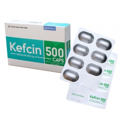 Thuốc Kefcin 500mg DHG, Hộp 14 viên