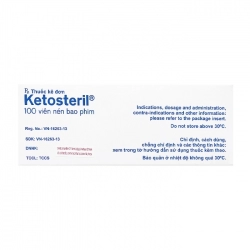 Thuốc Ketosteril Tablets, Hộp 100 viên